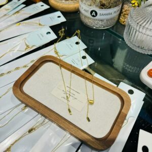 不掉色不过敏新款爆款超细超迷你碎碎金福牌项链环环相扣福字吊坠钛钢项链女百搭轻奢设计ins高级锁骨链配饰